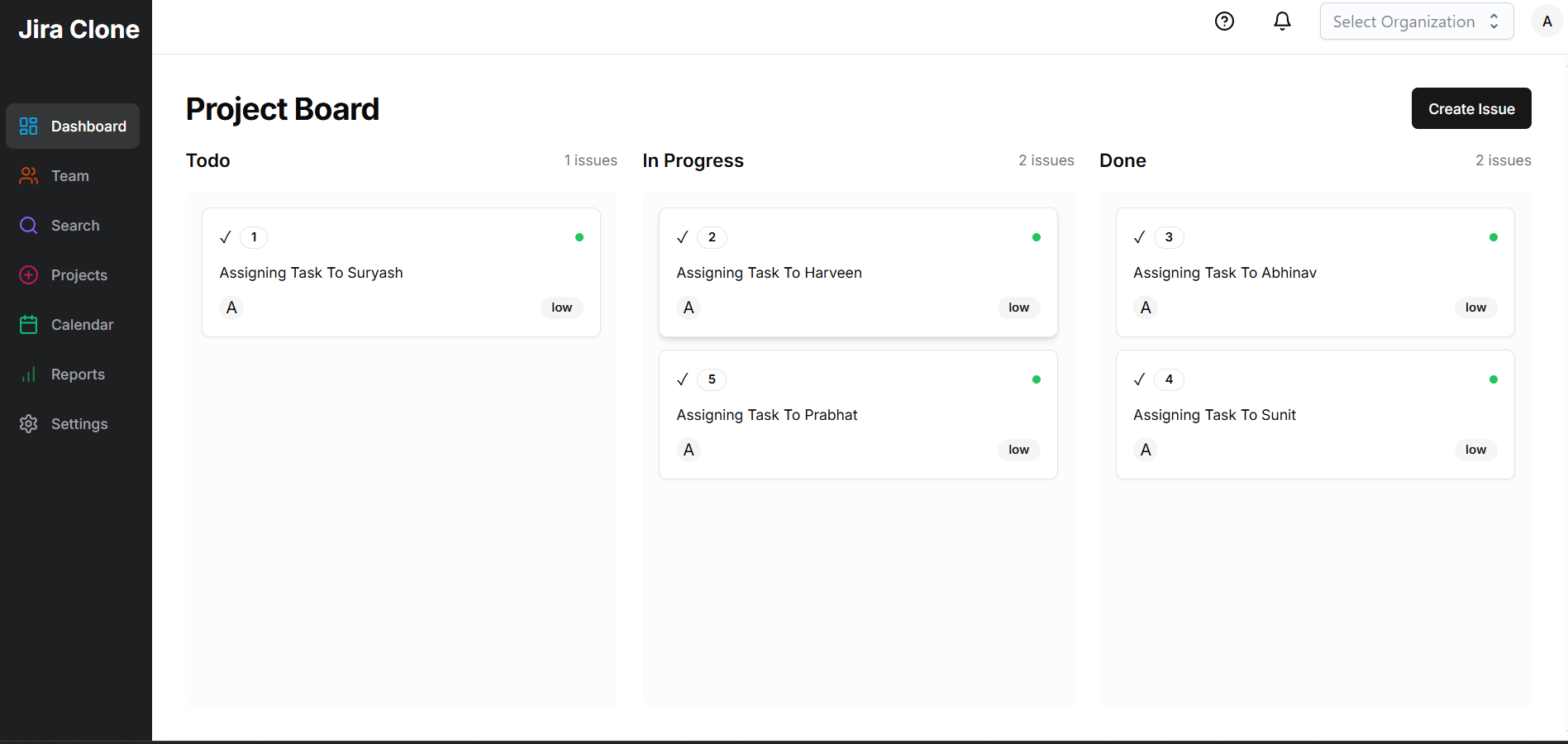 JIRA Clone